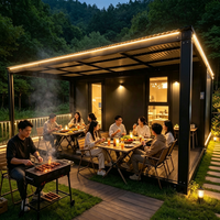 Maison conteneur modulaire préfabriquée détachable à faible coût, moderne, respirante et écologique, idéale pour les vacances en bord de mer - Garantie 1 an