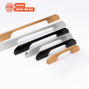 TOCO Zinc Alloy Furniture Cabinet <strong>Knobs</strong> Dumb <strong>Black</strong> Gold Drawer Pull Handles for Kitchen Cupboard <strong>Door</strong> - Product Image 1