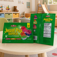 Op maat gemaakte achterzegelbare hitteverzegelde zakjes voor biscuits, snoep, chocolade, popcorn, snacks, gummy's en voedselverpakkingen; Mylar zakjes, aluminiumfolie zakjes.