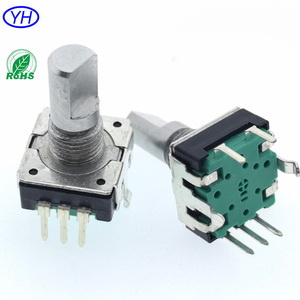 สวิตช์เอนโค้ดเดอร์แบบหมุนเพิ่มค่าได้ รุ่น RE120F bourns PEC12R Ec12s คุณภาพสูง OEM พร้อมด้ามจับโลหะ สวิตช์เอนโค้ดเดอร์แบบหมุนแนวตั้ง - Product Image 3