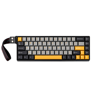 Clavier de jeu filaire AULA WIN68 HE 60% avec interrupteurs magnétiques à effet Hall, actionnement réglable, déclenchement rapide, taux de polling 8000Hz, RGB