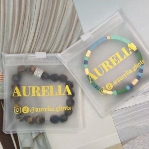 Bolsa de almacenamiento de seguridad con cierre de cordón de PVC EVA con logotipo personalizado, bolsa de polvo de joyería de terciopelo, <span class=keywords><strong>Color</strong></span> de tamaño personalizado para collares y pendientes - Product Image 6