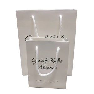 Sac cadeau de luxe réutilisable fait main pour mariage, sac de shopping en carton avec poignée, sac cadeau DIY - Product Image 4