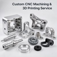 Prototypage 3D en aluminium anodisé sur mesure, usinage rapide CNC, pièces de précision OEM