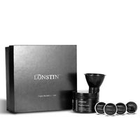 Lonstin Masque Capillaire Professionnel de Luxe Anti-Frisottis à la Protéine de Caviar et au Collagène pour Réparation Profonde - Kit de Soins Capillaires