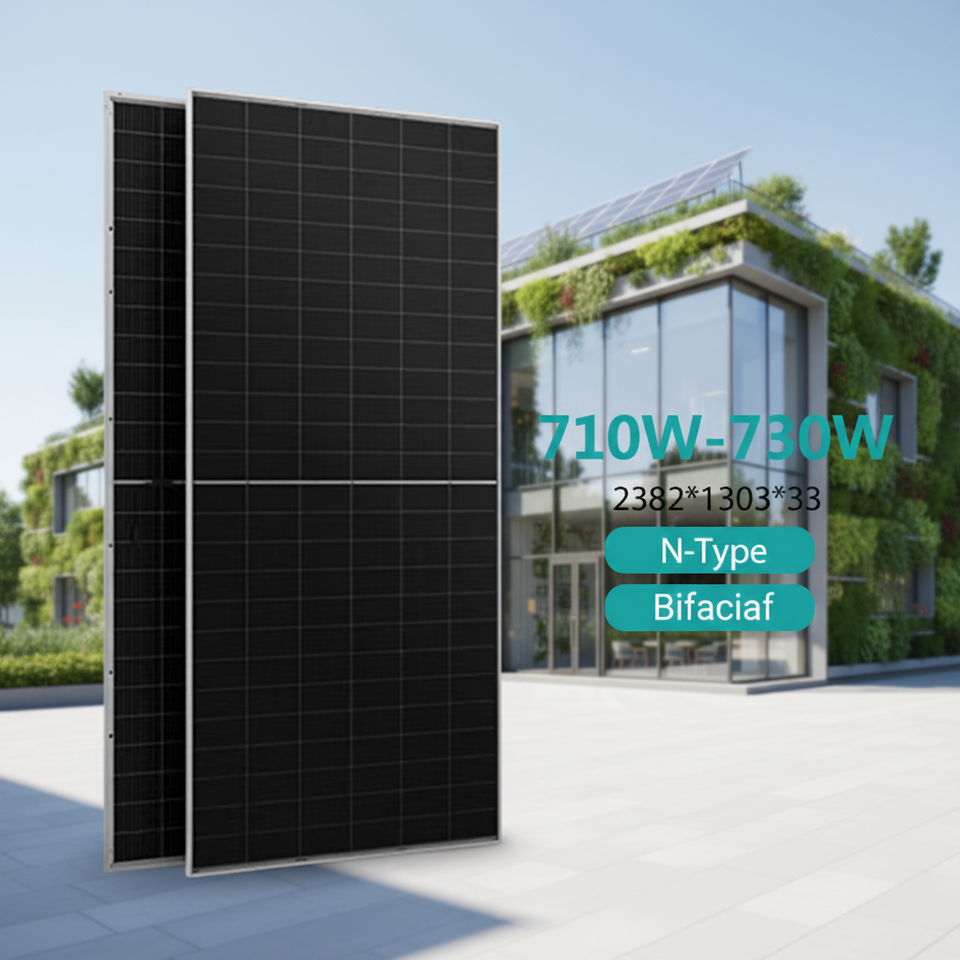 Hws Solar Panel HWS Bifacial PERC N-type PV Module 680W-700W HJT Panel with CSA for TUV ...