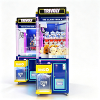 Arcadix Machine à griffes commerciale à monnayeur pour peluches, machine de jeu d'arcade pour centre commercial et salle de jeux