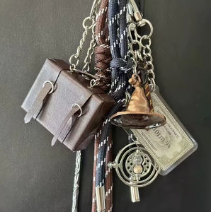 Portachiavi con corda intrecciata con cappello ispirato a vasaio, elegante regalo di natale, portachiavi in metallo <span class=keywords><strong>Harry</strong></span> <span class=keywords><strong>Potter</strong></span>, - Product Image 4