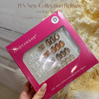 Offre Spéciale JIAOYANSHE – Kit de Gels Magnétiques pour Ongles Effet Œil de Chat 4 Couleurs 15ml pour Manucure Professionnelle et Usage en Salon