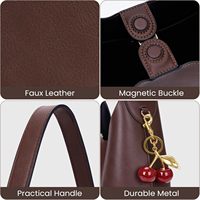 Sacs hobo en faux daim personnalisés, sac à bandoulière en cuir vegan, sac fourre-tout en cuir de qualité supérieure pour femmes, sac fourre-tout tendance pour la vie quotidienne et les voyages
