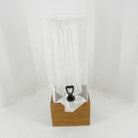 Distributeur de boissons en plexiglas de 1.25 gallons avec robinet pour restauration et distribution de boissons