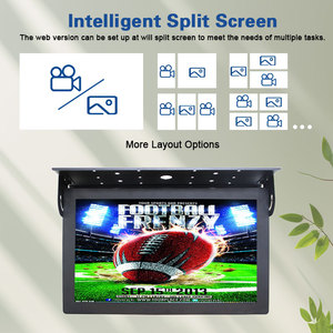 <span class=keywords><strong>Monitor</strong></span> LCD da 21,5 pollici LTE 4G con montaggio su guardrail in metallo per autobus, segnaletica digitale con altoparlante, WiFi, display LCD per veicoli. - Product Image 2