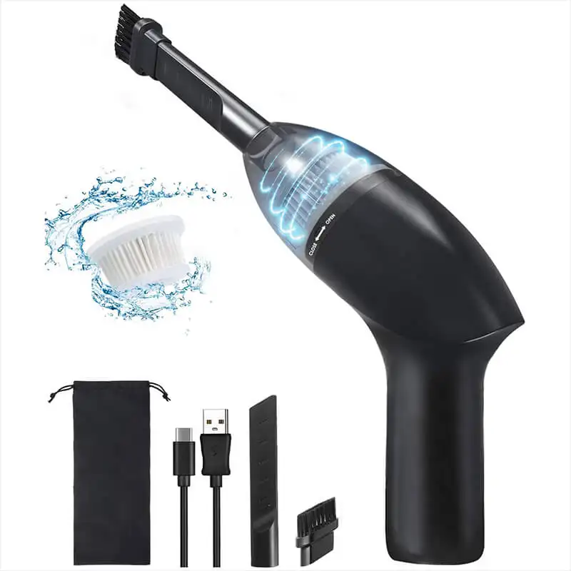 portable handheld vacuum cleaner wireless rechargeable battery 80W 4300 Pa dust cleaner computer keyboard car bed sofa desktop
