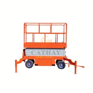 Makaslı asansörler manuel mobil hidrolik makaslı asansör fiyat - Product Image 2