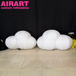 Nube Inflable Blanca para Decoración de Centros Comerciales y Exposiciones, Impresión Gratuita de Logotipo o Eslogan, Nube Inflable de 3m de Ancho - Product Image 6