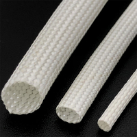   Manchon en fibre de verre ignifuge reconnu et gaine de protection thermorésistante pour câbles industriels