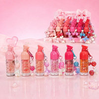 OAUMD Gloss à lèvres perlé Candy Twist 6 Teintes Longue Durée Hydratant Brillant Huile à Lèvres Juteuse