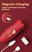 Maßgefertigter Mund-Zungen-Vibrator Oralsex-Simulator Brustwarzen- und Klitoris-Stimulator Masturbations-Massagegerät Erwachsenen-Sexspielzeug