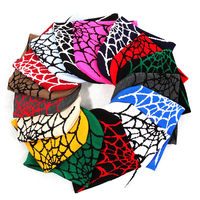 Bonnet en tricot jacquard acrylique Y2K motif toile d'araignée, style streetwear, chaud, personnalisable OEM
