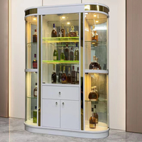 Meuble à vin moderne pour salon, présentoir de luxe pour le stockage du vin, bar à vin à domicile avec une qualité supérieure