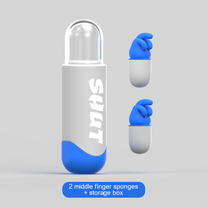 ที่อุดหูแบบโฟมนุ่มส่วนบุคคลสำหรับการป้องกันการได้ยินนิ้วกลางการนอนหลับพร้อมคุณสมบัติด้านความปลอดภัยในการลดเสียงรบกวน - Product Image 3