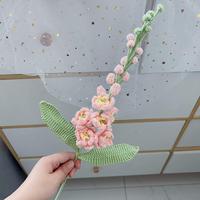 Premium Baumwoll-Häkel-Mischblumenstrauß - Handgefertigter Klassischer Stil Umweltfreundliche Langlebige Heimdekoration Chinesisches Neujahr
