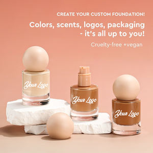 <span class=keywords><strong>Fond</strong></span> <span class=keywords><strong>de</strong></span> <span class=keywords><strong>teint</strong></span> liquide OEM <span class=keywords><strong>de</strong></span> haute qualité, formule douce, longue tenue, imperméable, mat, logo personnalisé, marque privée - Product Image 2