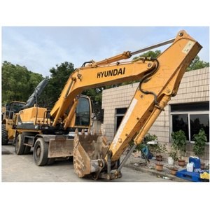 Nouvel arrivage Pelle sur pneus HYUNDAI Pelle sur chenilles 210w-9 Machine d'occasion Prix bon marché et Offre Spéciale à Shanghai - Product Image 4