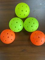 Balles de pickleball durables à 40 trous, balles de pickleball pour sports de plein air, norme USAPA, balles en plastique LDPE, balles de rotation de qualité X-40