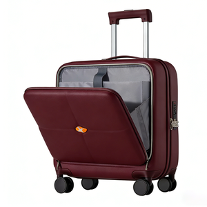 Maleta OEM <span class=keywords><strong>con</strong></span> Compartimento Frontal <span class=keywords><strong>para</strong></span> Portátil, Equipaje de Negocios, Ligera, <span class=keywords><strong>con</strong></span> <span class=keywords><strong>Ruedas</strong></span> Silenciosas, <span class=keywords><strong>para</strong></span> Viajes - Product Image 1