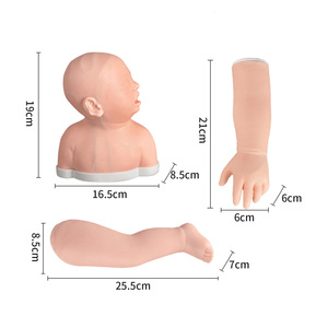 DARHMMY Modelo de Práctica de Inyección para <span class=keywords><strong>Bebés</strong></span>, Brazo, Pierna, Cuero Cabelludo, Punción Venosa, para Estudiantes de Enfermería - Product Image 4