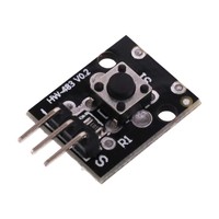 Module de capteur de commutateur de clé de bouton KY-004 3pin pour Kit de démarrage Arduino bricolage 6*6*5mm 6x6x5mm KY004