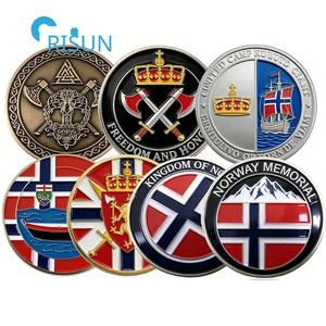 Monedas Conmemorativas Personalizadas de <span class=keywords><strong>Noruega</strong></span> con Mapa de la Bandera Nórdica, Medallón de Veterano de las Fuerzas Armadas, Moneda de Desafío Personalizada de <span class=keywords><strong>Noruega</strong></span> - Product Image 1