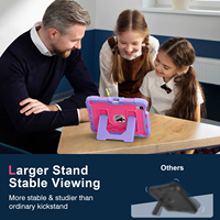 Ağır Hizmet Tipi Katlanabilir Standlı Omuz Askılı PC Silikon Darbeye Dayanıklı Tablet Kılıfı iPad Mini 7 2024 Mini 6 2021 8.3 İnç Toplu