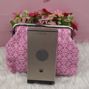 Pochette da Sera con Perle da 6 Pollici, <span class=keywords><strong>Borsa</strong></span> Portachiavi Unisex, Portacarte da Donna con Chiusura <span class=keywords><strong>a</strong></span> Scatto, Vari Colori, Porta Cavi Dati, Porta Soldi - Product Image 3