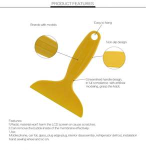 BST-138 lama da Bar in plastica di qualità fatto da te proteggi schermo personalizzabile OEM ODM pellicola protettiva raschietto strumento per Tablet PC carta da parati - Product Image 4