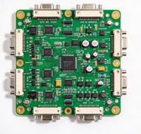 Carte mère de robot intelligent PCBA, carte de circuit imprimé HDI FR4 personnalisée, assemblage SMT DIP, conformité FCC RoHS pour équipement robotique IA