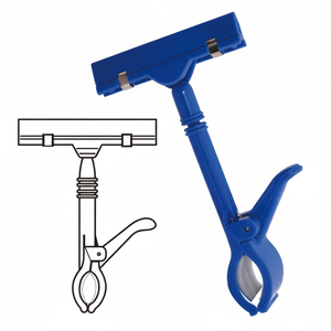 Union Display Blue POP Clip pollice 89x170 C-2403 modello Hangtag - Product Image 1