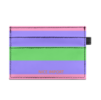 Transgender (Lindsay Design) Rainbow Slim Doppelseitig bedruckter Kartenhalter Kreditkartenhalter aus PU-Leder für Männer und Frauen
