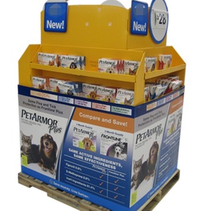 Exhibidor de Cartón Personalizado para Supermercado, Exhibidor Apilable de Papel, Exhibidor de Plástico Completo para Palé 1/4, 1/2 - Product Image 1