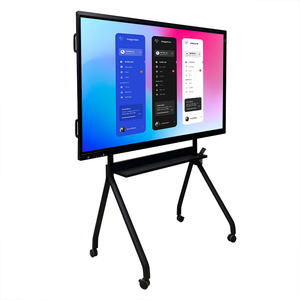 Double système 65 pouces écran salle de classe école éducation tactile <span class=keywords><strong>interactif</strong></span> intelligent écran plat tableau blanc - Product Image 3