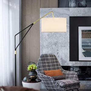 Nordic Minimalist Modern Style LED Floor Lamp E27 Luxury Iron Body Adjustable Height High CRI 90 Stylish Bedroom Study Living - Product Image 2