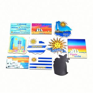 ของที่ระลึกธีมชายหาดมาโฮ แซงต์มาร์ติน สเตนมาอาร์เทน แบบปรับแต่งได้  แม่เหล็กติดตู้เย็นพิมพ์ลายฟอยล์โลหะ - Product Image 6
