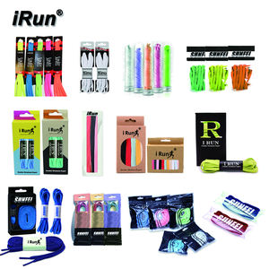 IRun 6mm redondo cordones de zapatos deporte cordón de poliéster reciclado de los cordones de los zapatos de embalaje personalizado - Product Image 5