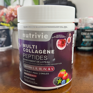 Peptidi di collagene idrolizzato in polvere con probiotici con vitamina C supporta la salute intestinale della pelle e delle unghie 16.65oz - Product Image 3