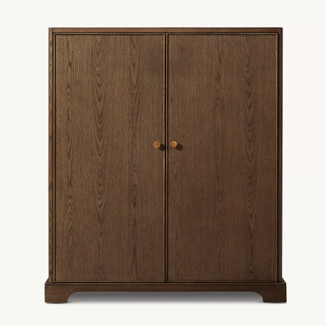 Modern Solid Wooden Dining Room Furniture Luxury Oak Bar Cabinet