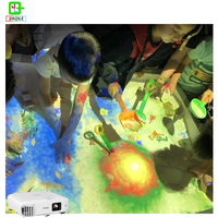 Table de jeu interactive de projection de sable cinétique magique multijoueur pour aire de jeux, centre commercial, enfants