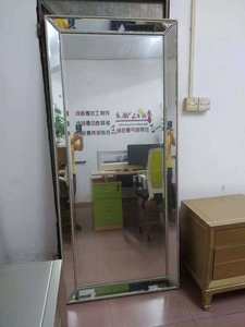 Bán Buôn Gỗ Khung Hạt Sàn Đứng Gương Tường Gương Vát Đính Cườm Đầy Đủ Chiều Dài Gương Cho Nhà Khách Sạn Salon - Product Image 4