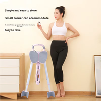Dispositivo de entrenamiento de caballos de acero de una pieza, Reformer de Pilates, artefacto para apertura de cadera, elevación de pantorrillas, horquilla horizontal, duradero y portátil