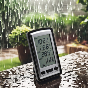 Máy đo mưa không dây AW012 với thiết bị đo nhiệt độ RCC - Product Image 2